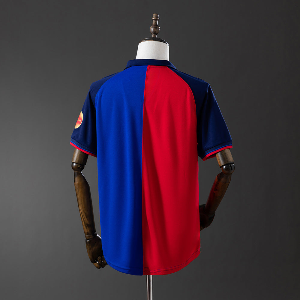 Camisola Barcelona 100th Anniversary Home - Retrô