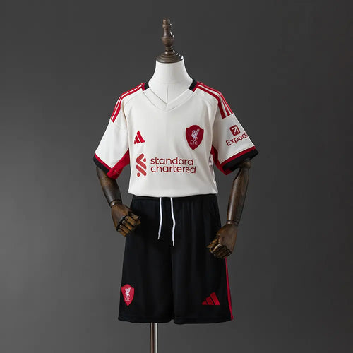 Conjunto infantil Liverpool 2025/26 Away