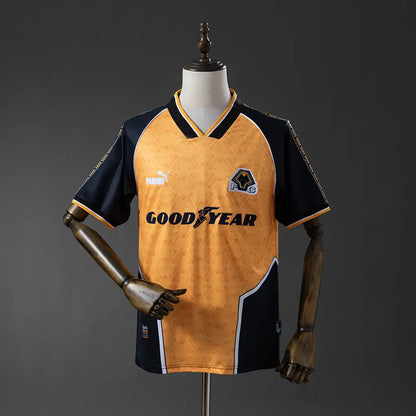 Camisola Wolves 96 Home - Retrô