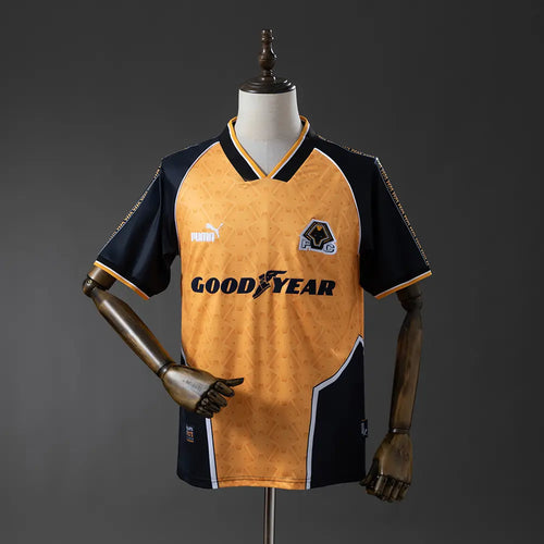 Camisola Wolves 96 Home - Retrô