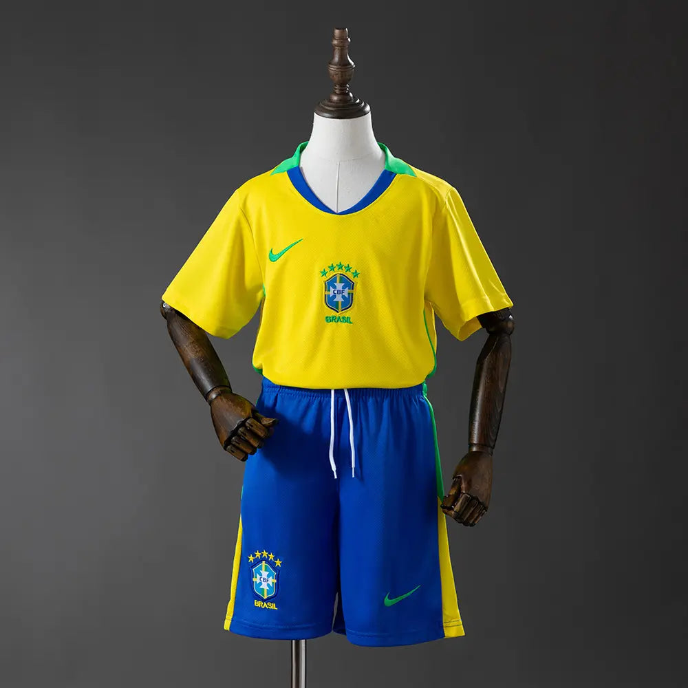 Camisola do Brasil 2025-26 - Conjunto infantil