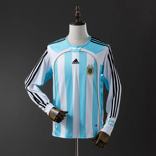 Camisola da Argentina 1998 - Retrô Long Sleeve