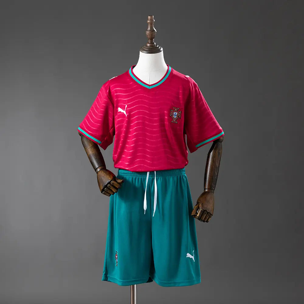 Camisola de Portugal 2025-26 - Conjunto infantil
