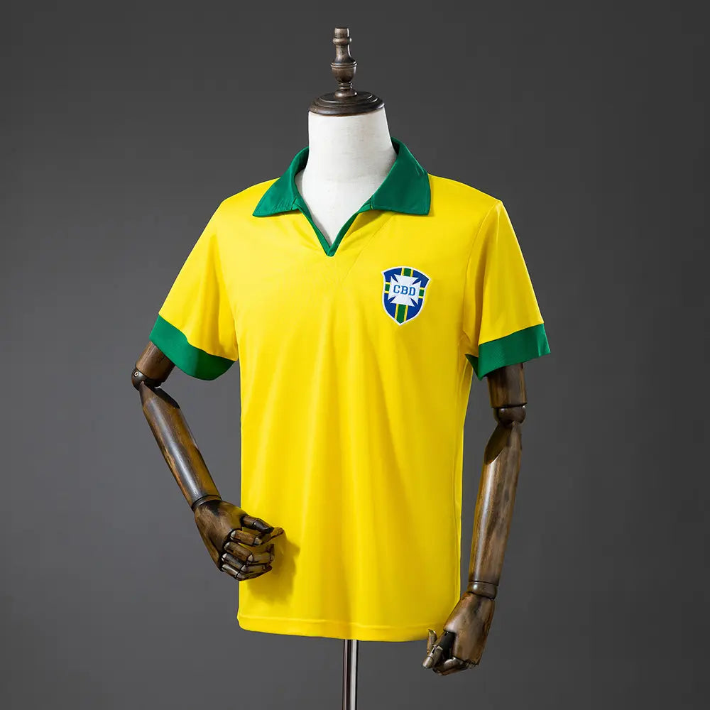 Camisola do Brasil 1958 Home - Retrô