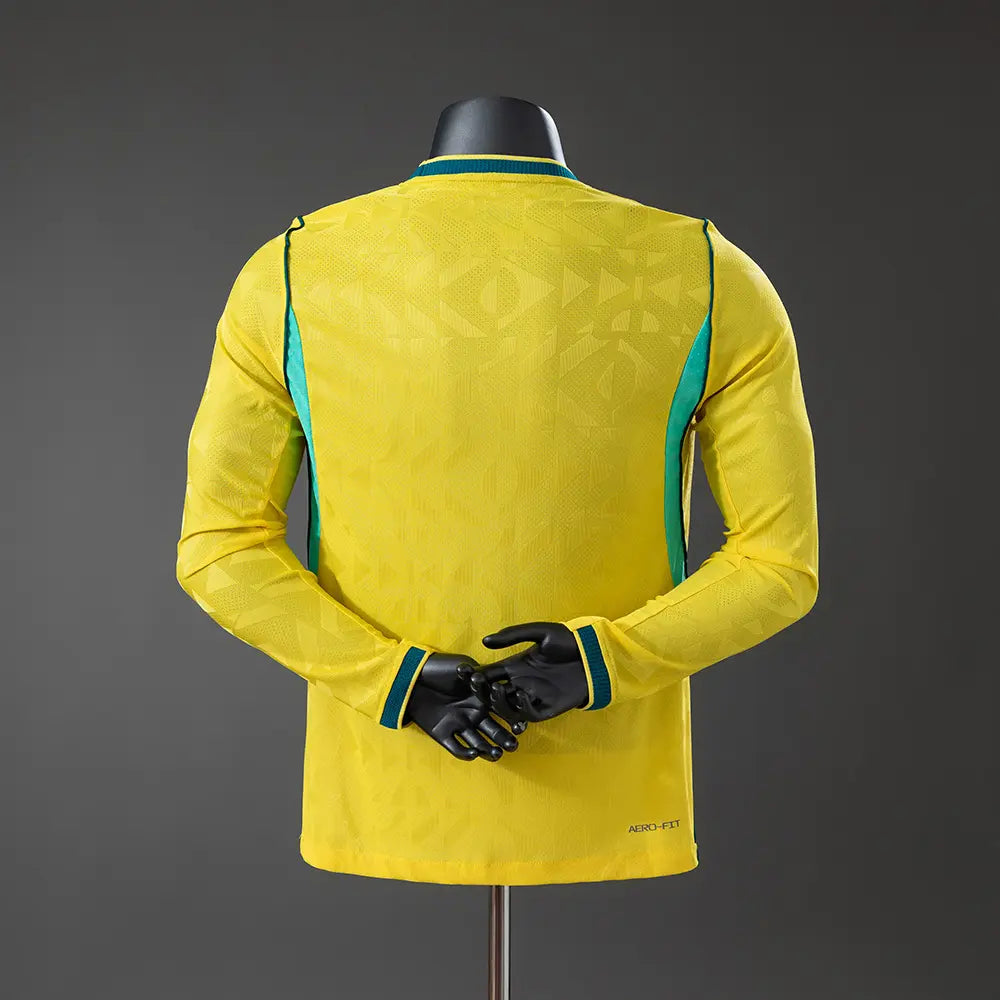 Camisola Brasil 2026/27 Home - Long Sleeve