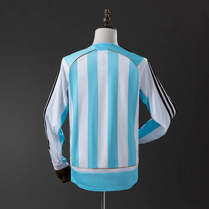 Camisola da Argentina 1998 - Retrô Long Sleeve
