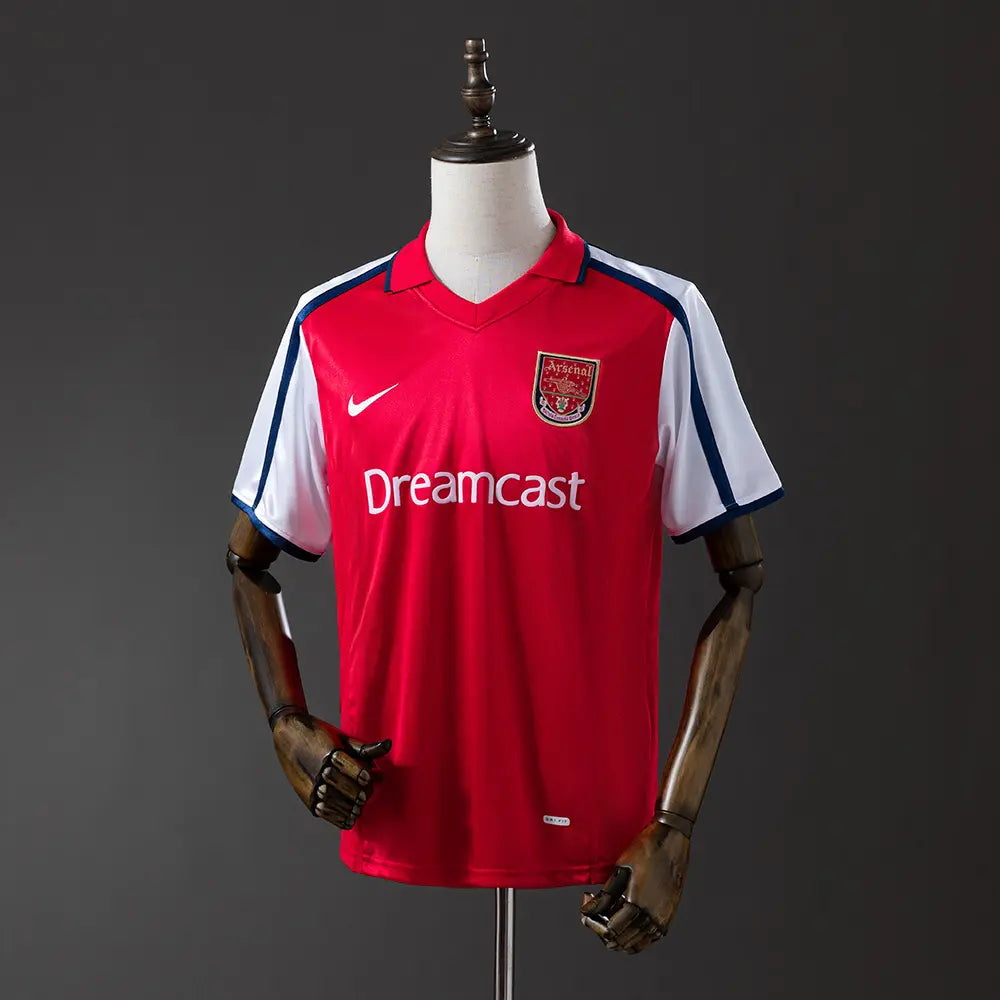 Camisola Arsenal 2001/02 Home - Retrô