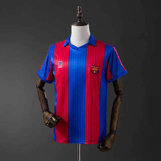 Camisola Barcelona 1990 Home - Retrô