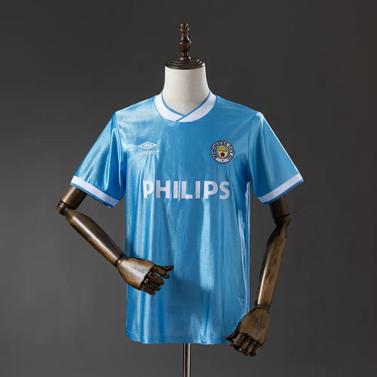 Camisola Manchester City 86 Home - Retrô