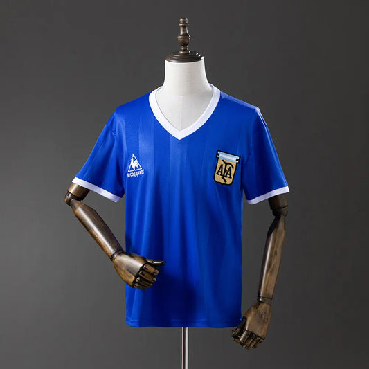 Camisola da Argentina 1986 Away - Retrô