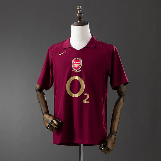 Camisola Arsenal 2005/06 Home - Retrô