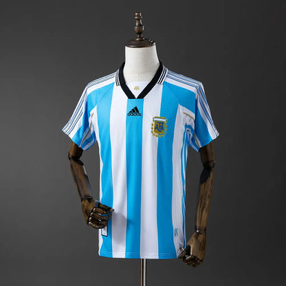Camisola da Argentina 1998 Away - Retrô