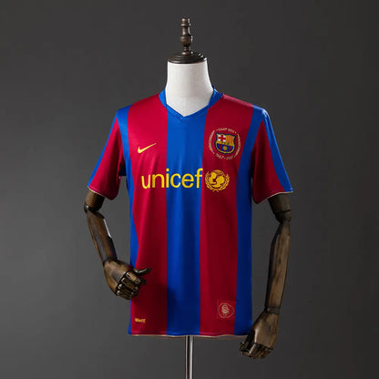 Camisola Barcelona 2007 Home - Retrô