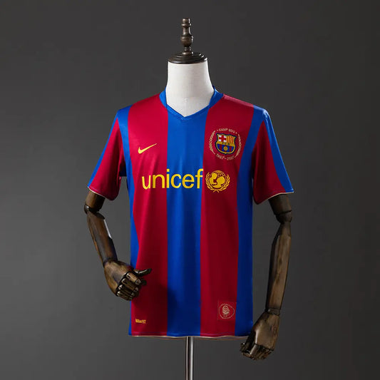 Camisola Barcelona 2007 Home - Retrô