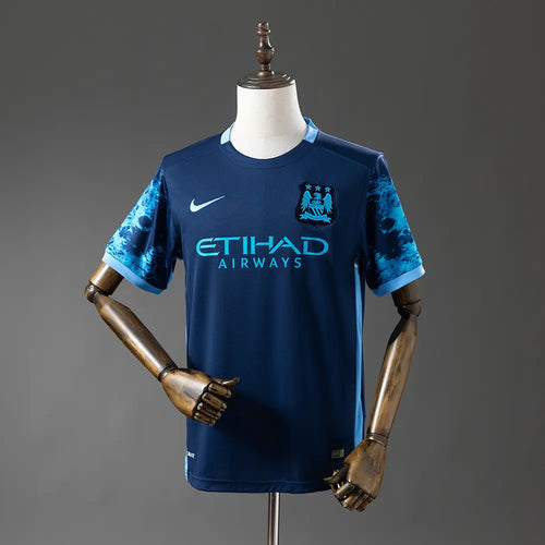 Camisola Manchester City 2015 Away - Retrô