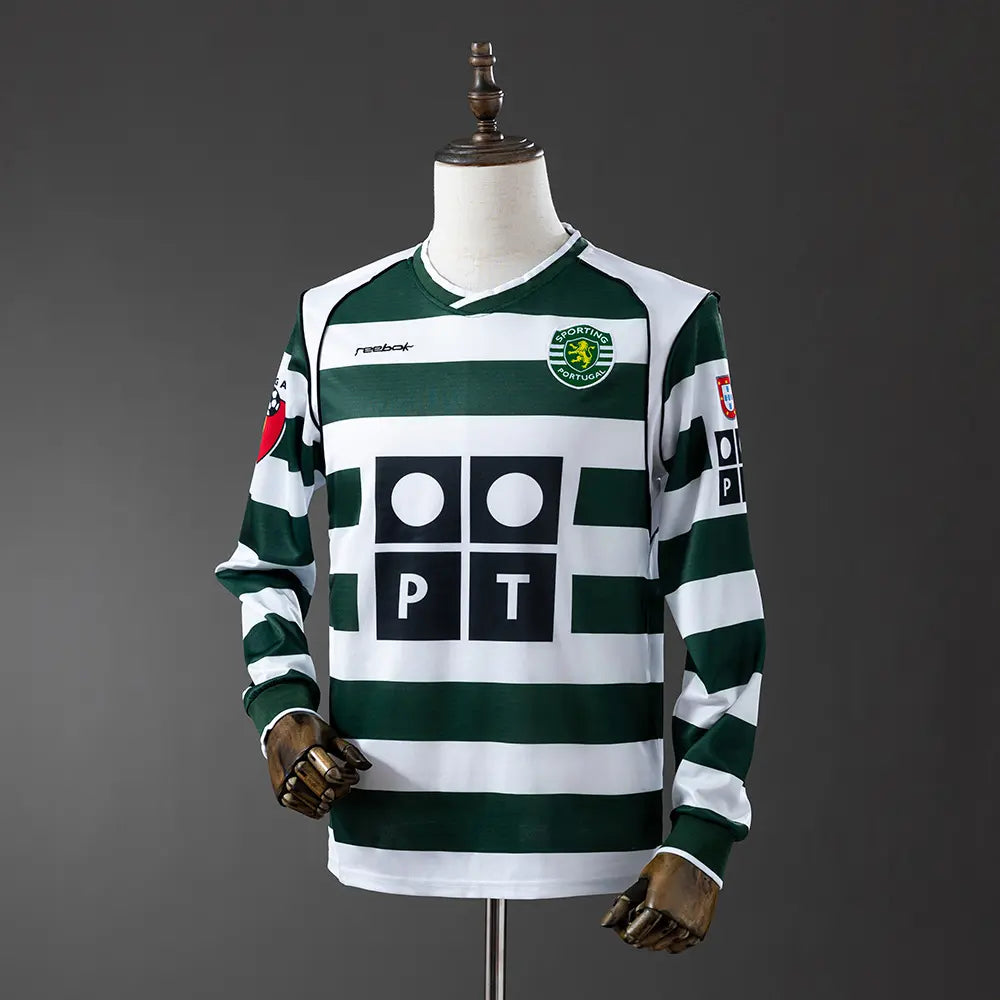 Camisola Sporting 2001/02 - Retrô Long Sleeve