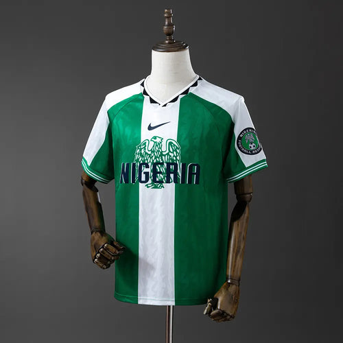 Camisola Nigéria 1996 Home - Retrô