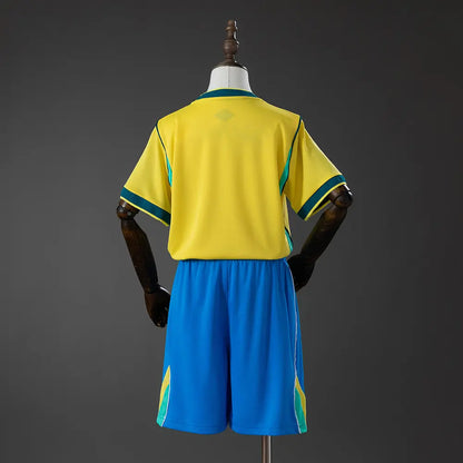 Conjunto infantil Brasil 2026-27 Home