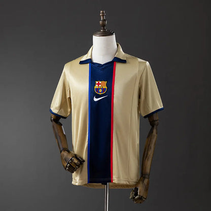 Camisola Barcelona 2002 Away - Retrô