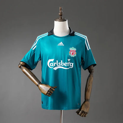 Camisola Liverpool 2008/09 Away - Retrô