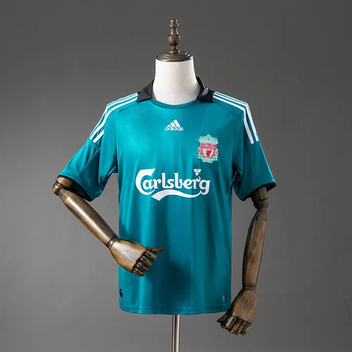 Camisola Liverpool 2008/09 Away - Retrô