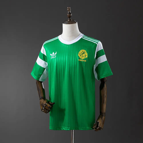 Camisola Camarões 1990 Home - Retrô