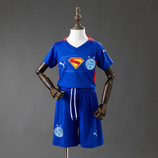 Conjunto infantil Bahia 2025/26 Edição Superman
