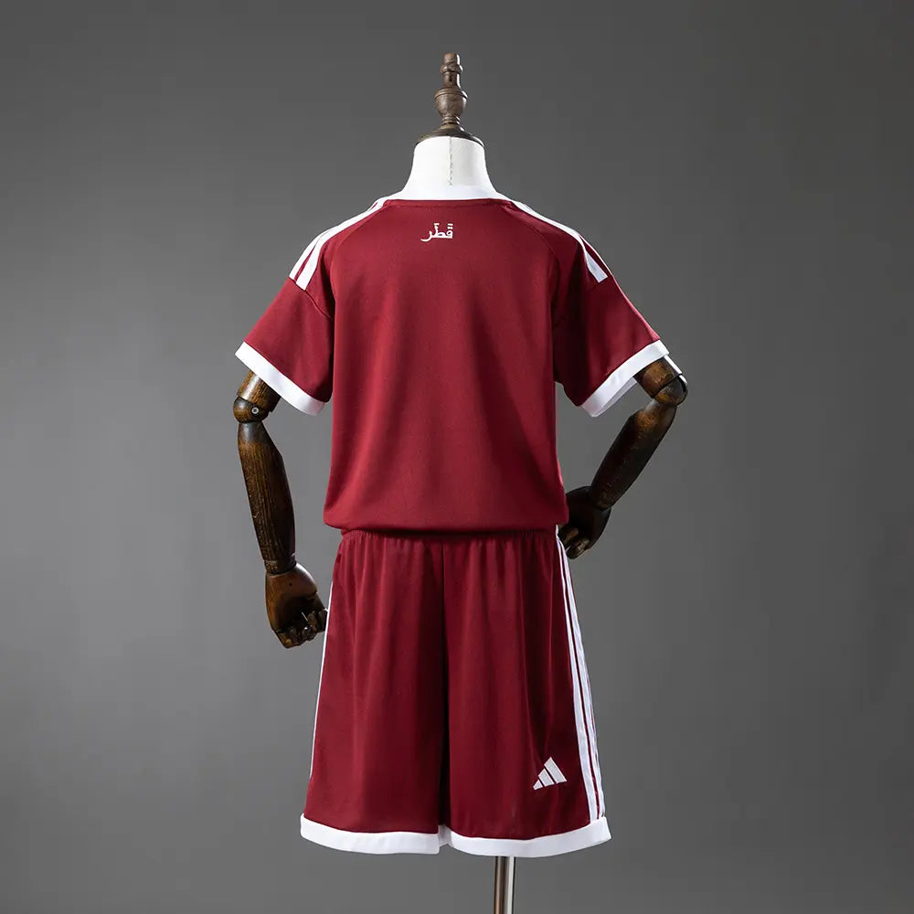Camisola Conjunto Infantil Qatar 2026 Home
