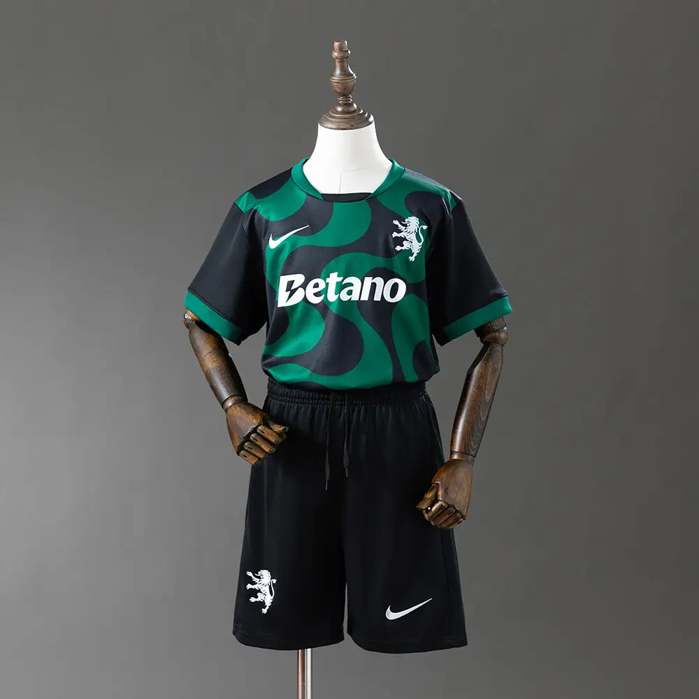 Camisola Sporting 2025-26 - Conjunto infantil