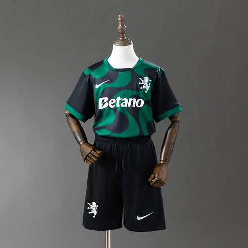 Camisola Sporting 2025-26 - Conjunto infantil