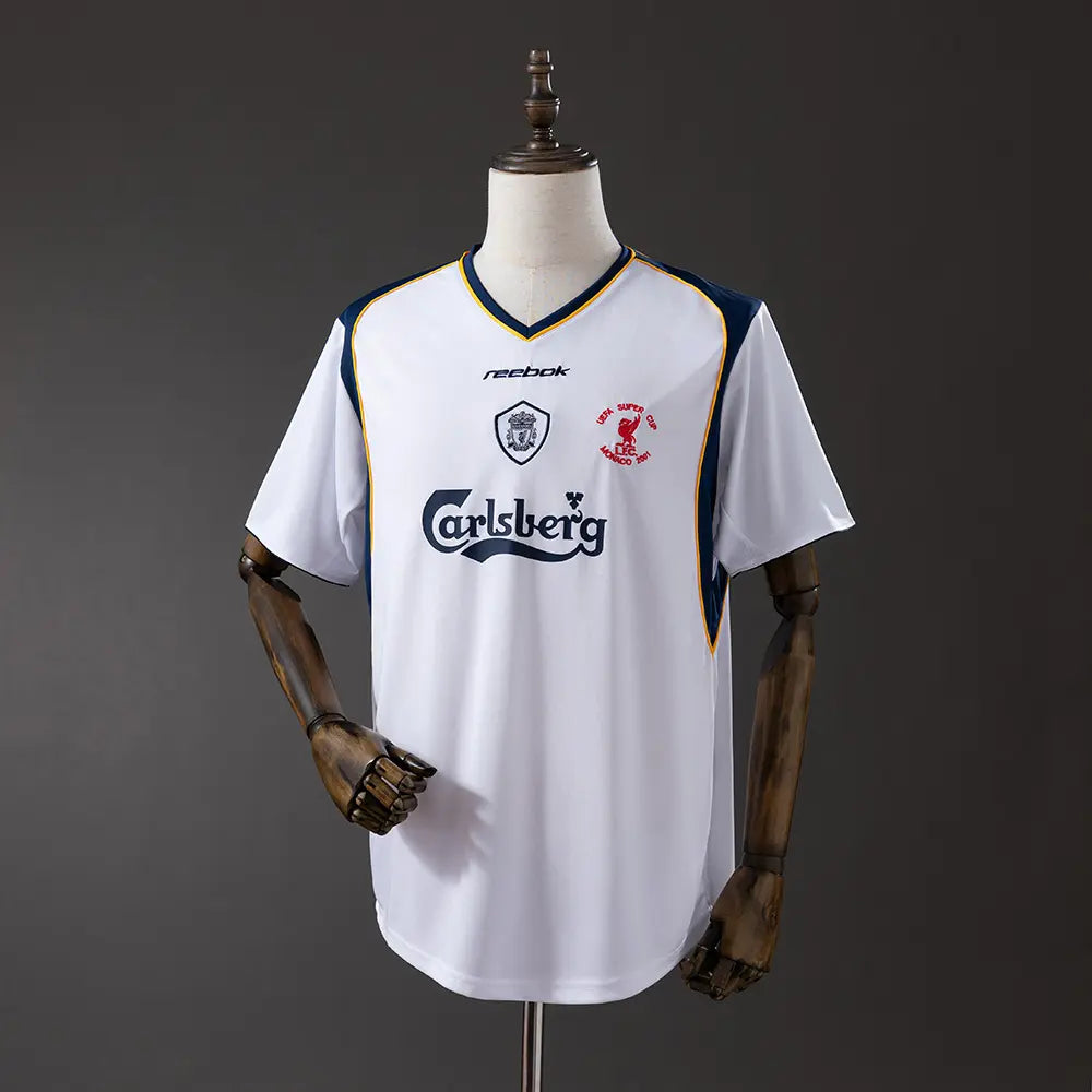 Camisola Liverpool 2001/02 Away - Retrô