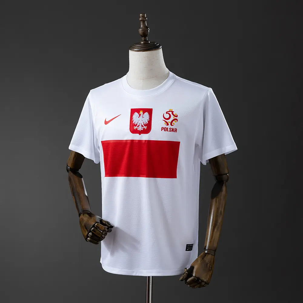 Camisola da Polônia 2012 Home - Retrô