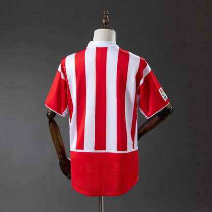 Camisola Atlético Madrid 2002 Home - Retrô