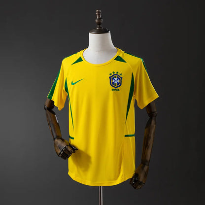 Camisola do Brasil 2002 Home - Retrô