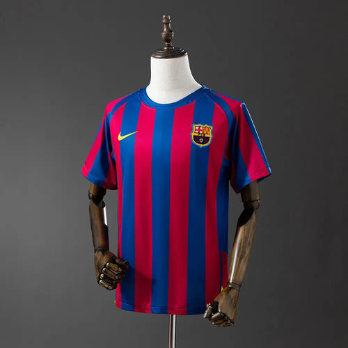 Camisola Barcelona 2005 Home - Retrô