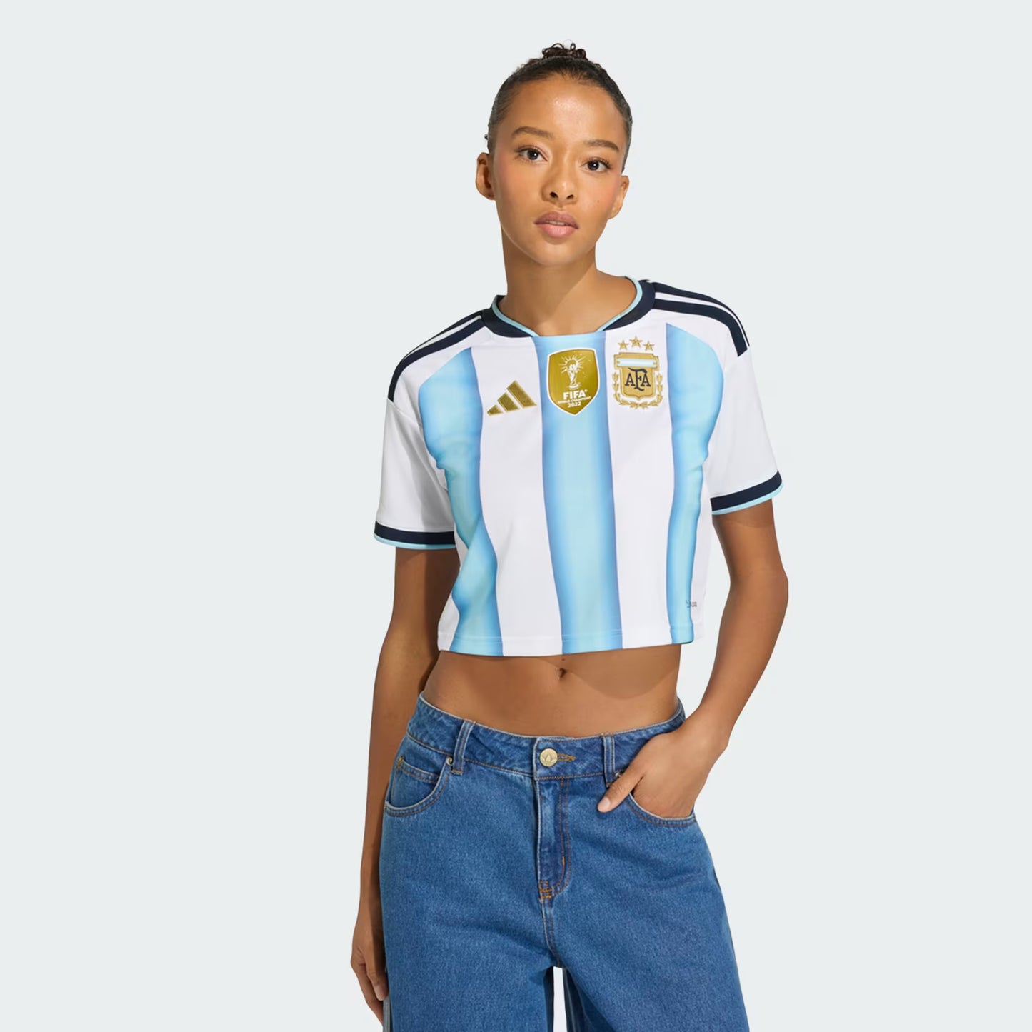 Camisola da Argentina 2025/26 - Cropped Woman