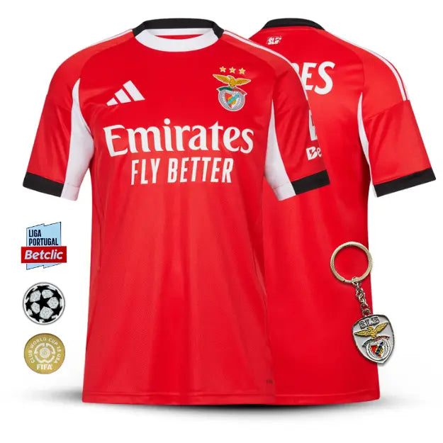 Camisola Benfica 2025/26 Home - Torcedor
