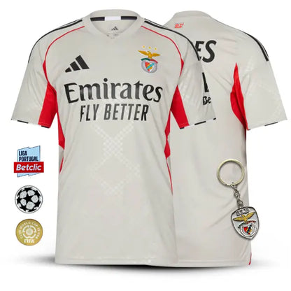 Camisola Benfica 2025/26 Beje - Torcedor