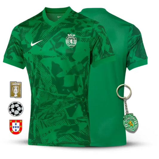 Camisola Sporting 2025/26 Aquecimento - Torcedor -  LANÇAMENTO!