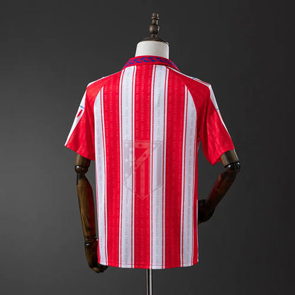 Camisola Atlético Madrid 95 Home - Retrô
