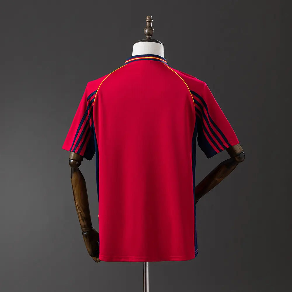 Camisola da Espanha 1998 Home - Retrô