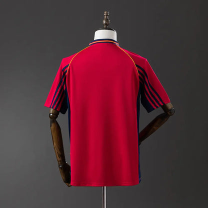 Camisola da Espanha 1998 Home - Retrô