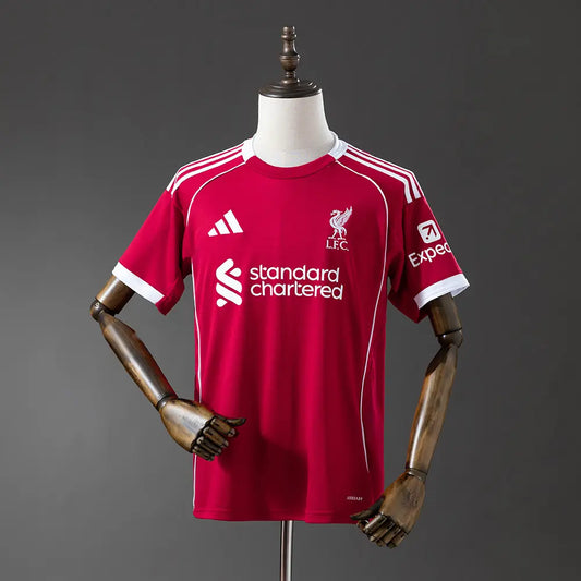 Camisola Liverpool 2025/26 Home - Torcedor