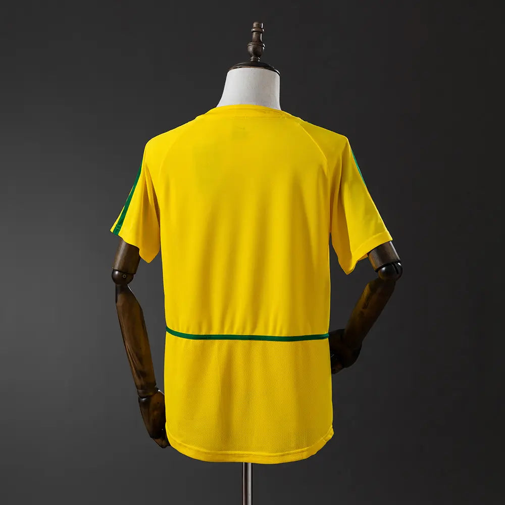 Camisola do Brasil 2002 Home - Retrô