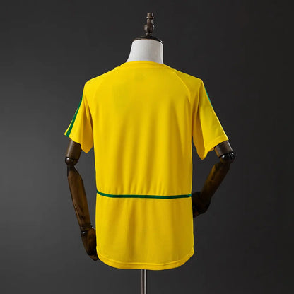 Camisola do Brasil 2002 Home - Retrô