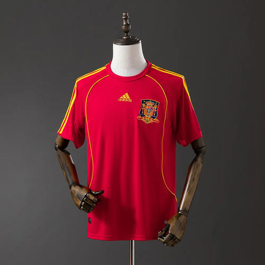 Camisola da Espanha Home 2008 - Retrô