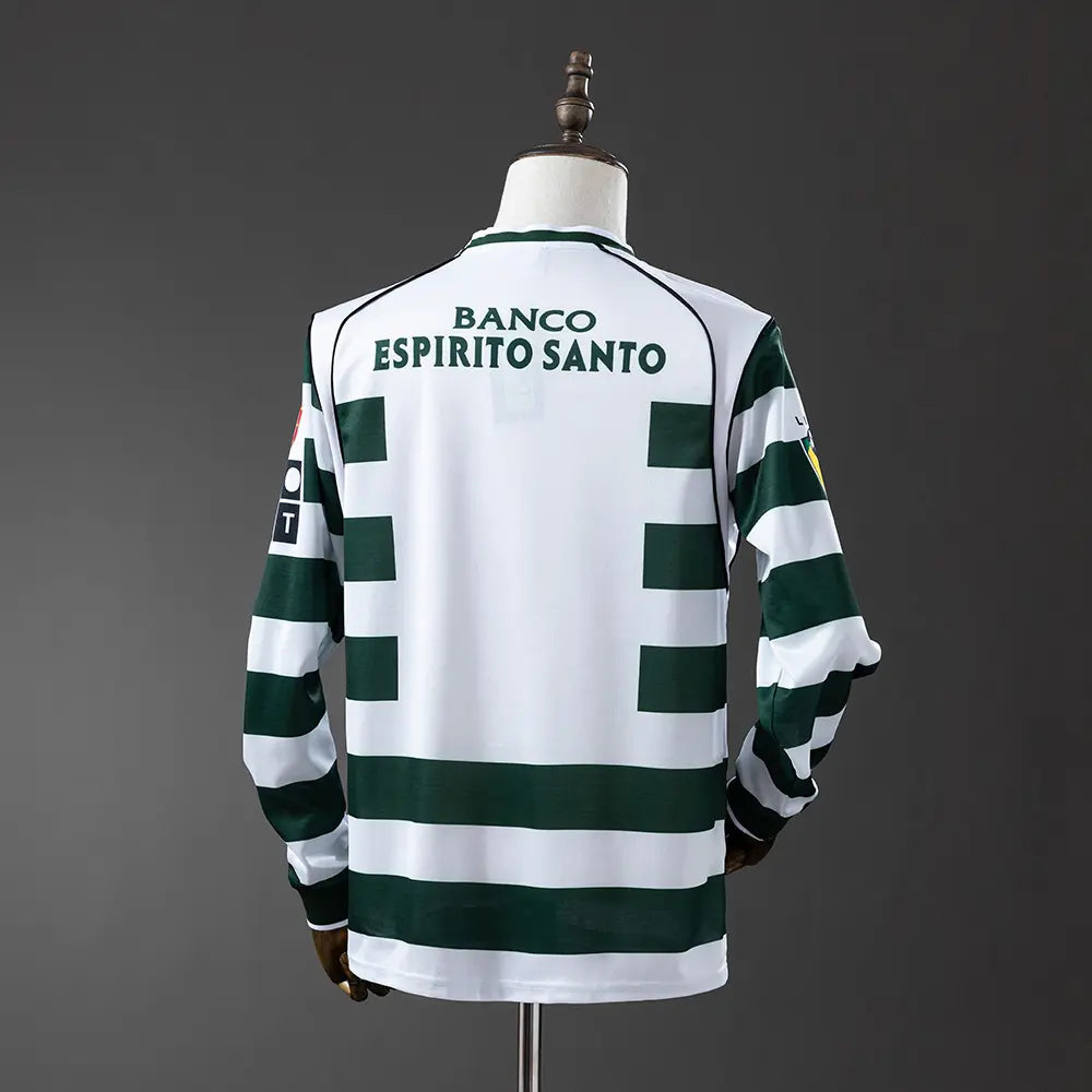 Camisola Sporting 2001/02 - Retrô Long Sleeve