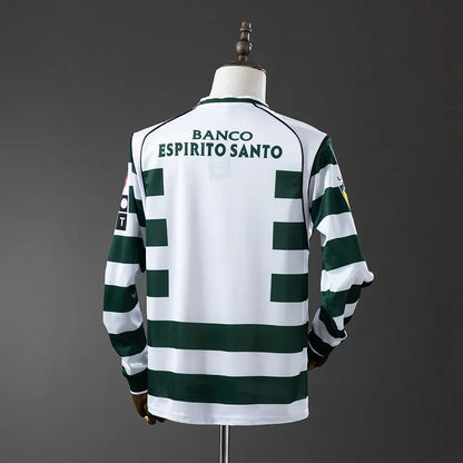 Camisola Sporting 2001/02 - Retrô Long Sleeve