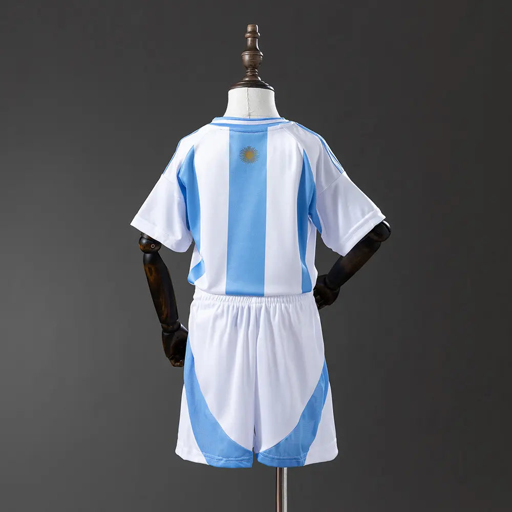 Conjunto infantil da Argentina 2024/25 Home