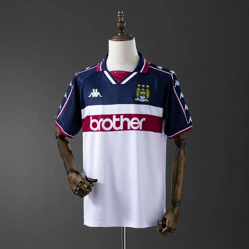 Camisola Manchester City 1997 Away - Retrô
